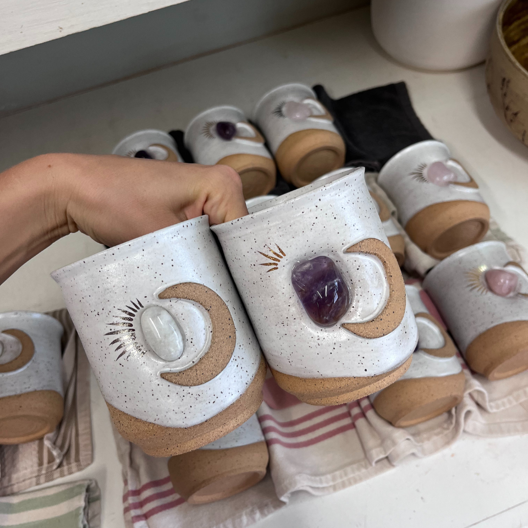 Handcrafted Ceramic Cacao Mugs