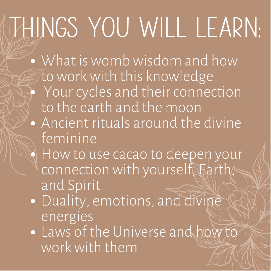 Unveiling - the Ancient Secrets of Womb Wisdom - 4 Day Event