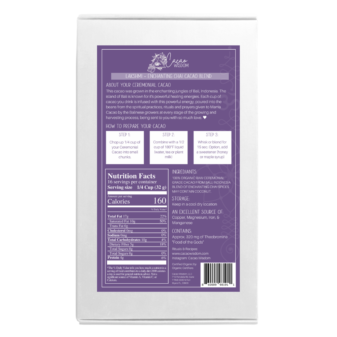 Lakshmi Cacao Blend - Enchanting Chai - 500 g